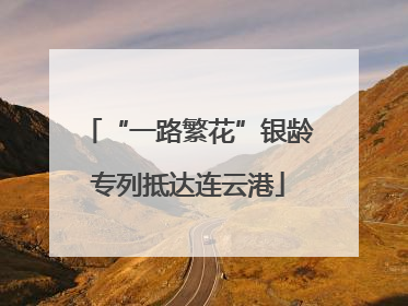 “一路繁花”银龄专列抵达连云港