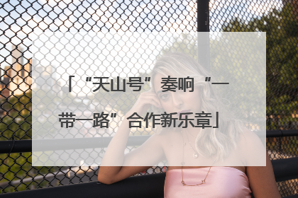 “天山号”奏响“一带一路”合作新乐章