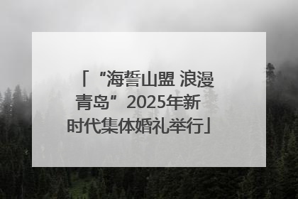 “海誓山盟 浪漫青岛”2025年新时代集体婚礼举行