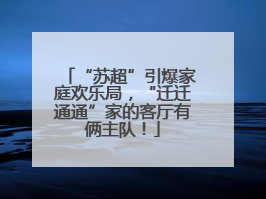 “苏超”引爆家庭欢乐局，“迁迁通通”家的客厅有俩主队！