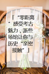 “零距离”感受考古魅力，浙些场馆让你与历史“亲密接触”