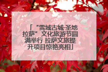 “雪域古城·圣地拉萨”文化旅游节圆满举行 拉萨文旅提升项目惊艳亮相