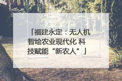 福建永定：无人机智绘农业现代化 科技赋能“新农人”