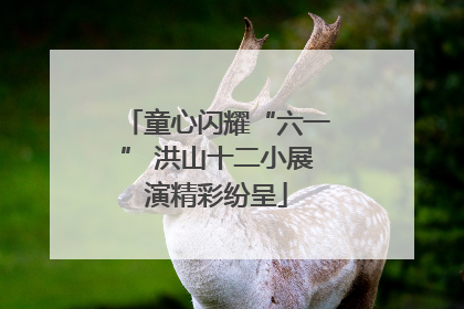 童心闪耀“六一” 洪山十二小展演精彩纷呈