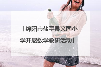 绵阳市盐亭县文同小学开展数学教研活动
