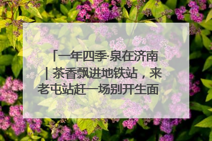 一年四季·泉在济南｜茶香飘进地铁站，来老屯站赶一场别开生面的“茶韵市集”！