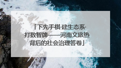 下先手棋·建生态系·打数智牌——河南文旅热背后的社会治理答卷