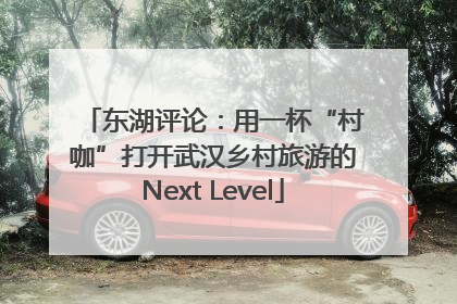 东湖评论：用一杯“村咖”打开武汉乡村旅游的Next Level