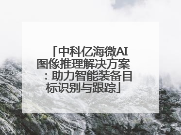 中科亿海微AI图像推理解决方案：助力智能装备目标识别与跟踪