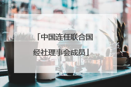 中国连任联合国经社理事会成员