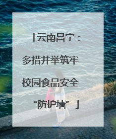 云南昌宁：多措并举筑牢校园食品安全“防护墙”