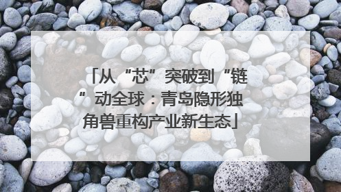 从“芯”突破到“链”动全球：青岛隐形独角兽重构产业新生态