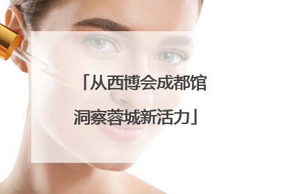 从西博会成都馆洞察蓉城新活力