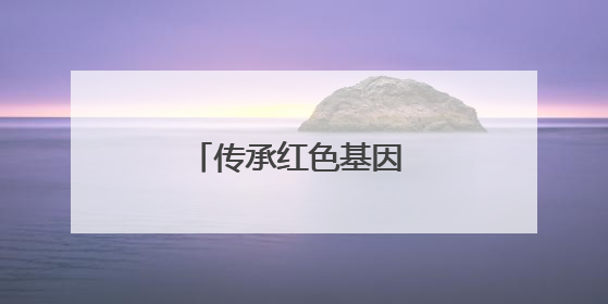 传承红色基因 践行初心使命