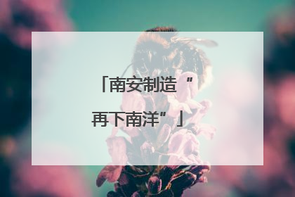 南安制造“再下南洋”
