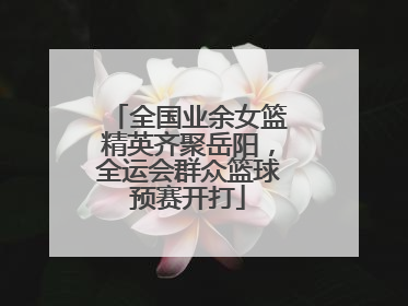 全国业余女篮精英齐聚岳阳，全运会群众篮球预赛开打