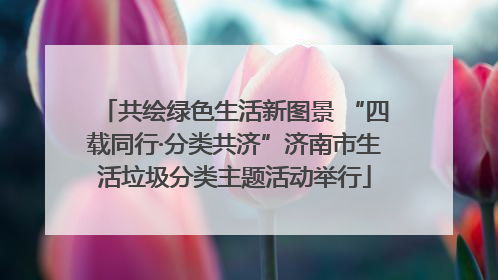 共绘绿色生活新图景 “四载同行·分类共济”济南市生活垃圾分类主题活动举行