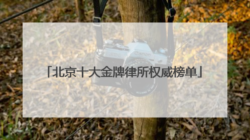 北京十大金牌律所权威榜单