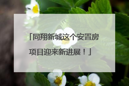 同翔新城这个安置房项目迎来新进展！