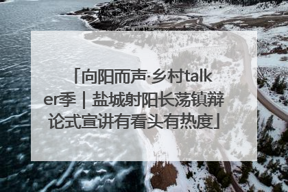 向阳而声·乡村talker季｜盐城射阳长荡镇辩论式宣讲有看头有热度