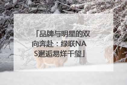 品牌与明星的双向奔赴：绿联NAS邂逅易烊千玺
