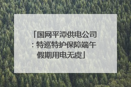 国网平潭供电公司：特巡特护保障端午假期用电无虞