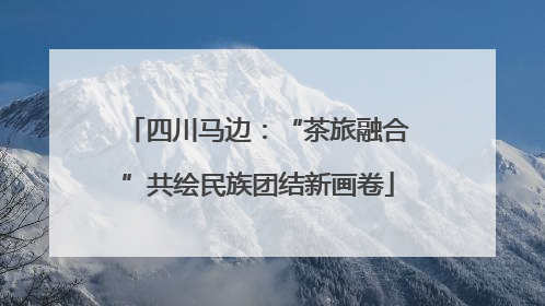 四川马边：“茶旅融合”共绘民族团结新画卷