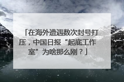 在海外遭遇数次封号打压，中国日报“起底工作室”为啥那么刚？