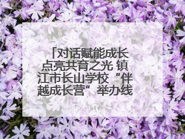 对话赋能成长 点亮共育之光 镇江市长山学校“伴越成长营”举办线下活动