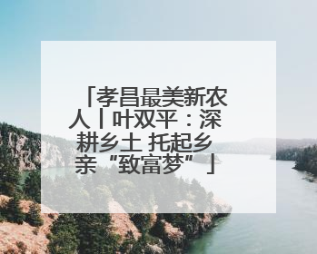 孝昌最美新农人丨叶双平：深耕乡土 托起乡亲“致富梦”