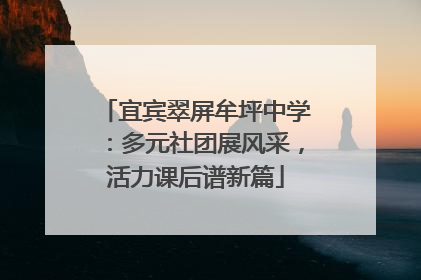 宜宾翠屏牟坪中学：多元社团展风采，活力课后谱新篇