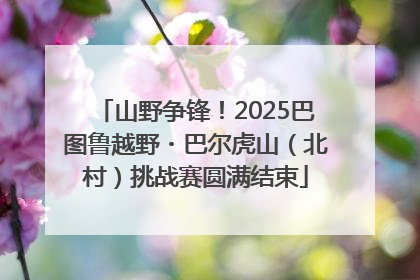 山野争锋！2025巴图鲁越野・巴尔虎山（北村）挑战赛圆满结束