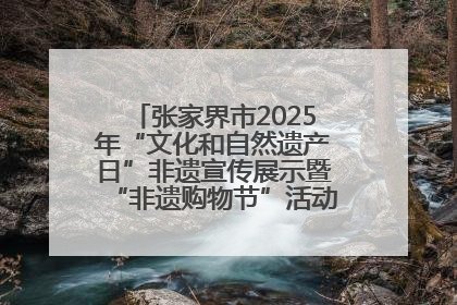 张家界市2025年“文化和自然遗产日”非遗宣传展示暨“非遗购物节”活动在慈利县盛大启幕