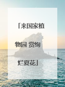 来国家植物园 赏绚烂夏花