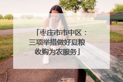 枣庄市市中区:三项举措做好夏粮收购为农服务
