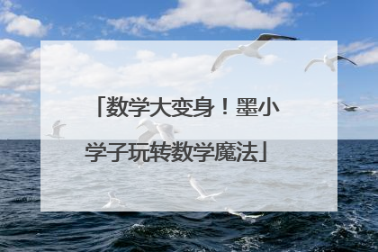 数学大变身！墨小学子玩转数学魔法