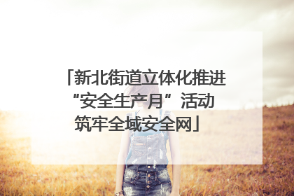 新北街道立体化推进“安全生产月”活动 筑牢全域安全网