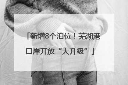 新增8个泊位！芜湖港口岸开放“大升级”