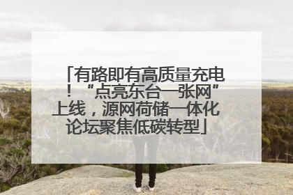 有路即有高质量充电！“点亮东台一张网”上线，源网荷储一体化论坛聚焦低碳转型