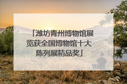 潍坊青州博物馆展览获全国博物馆十大陈列展精品奖