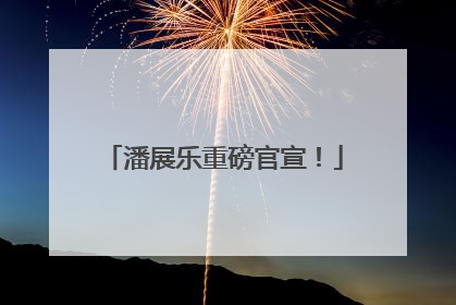 潘展乐重磅官宣！