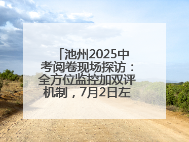 池州2025中考阅卷现场探访：全方位监控加双评机制，7月2日左右公布成绩