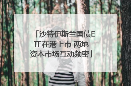 沙特伊斯兰国债ETF在港上市 两地资本市场互动频密