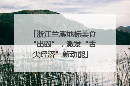 浙江兰溪地标美食“出圈”，激发“舌尖经济”新动能