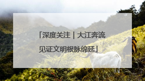 深度关注｜大江奔流见证文明根脉绵延