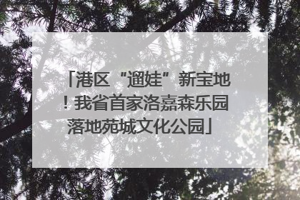 港区“遛娃”新宝地！我省首家洛嘉森乐园落地苑城文化公园