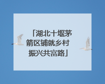 湖北十堰茅箭区铺就乡村振兴共富路