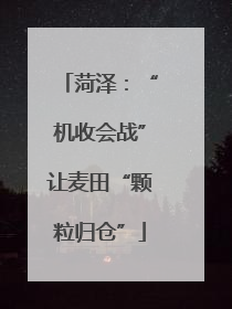 菏泽：“机收会战”让麦田“颗粒归仓”