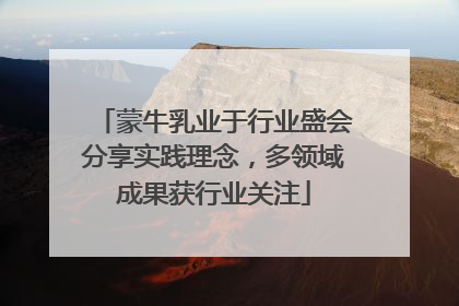 蒙牛乳业于行业盛会分享实践理念，多领域成果获行业关注