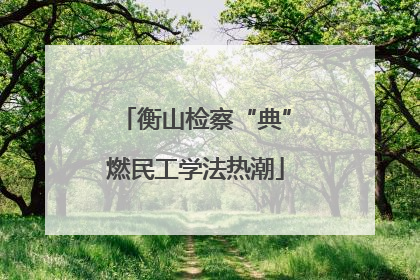 衡山检察“典”燃民工学法热潮